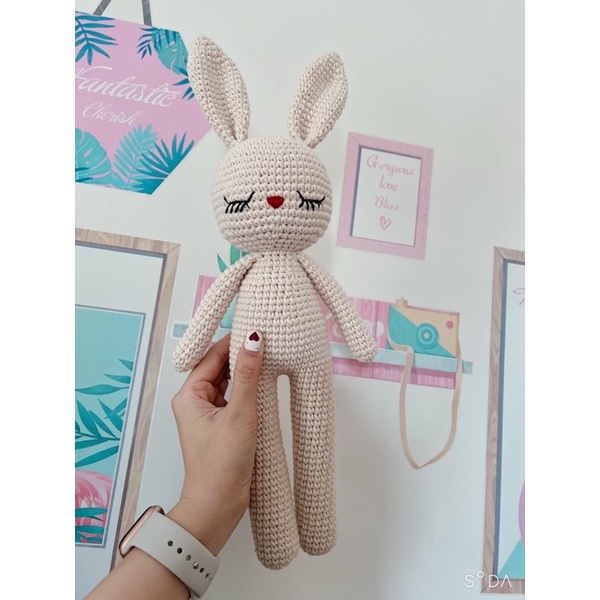 - Thỏ len handmade cho bé - Gấu Bông Len