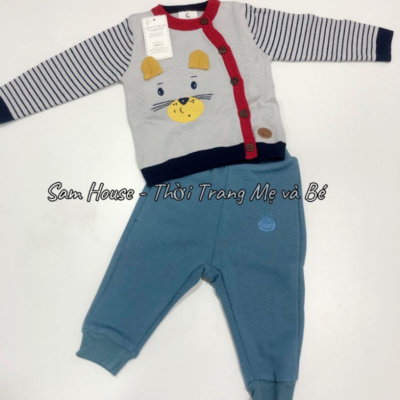 Moon - Áo Len dài tay cho bé trai, bé gái từ sơ sinh đến 9 tháng