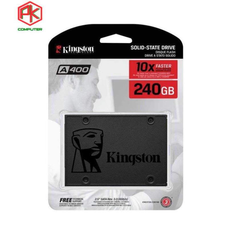 Ổ Cứng SSD KINGSTON 240GB A400 2.5'  SATA III  Bảo Hành Chính Hãng