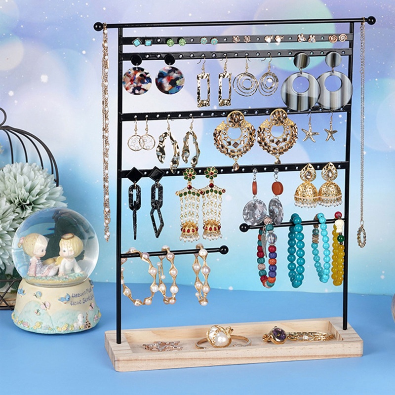 Giá Đỡ 6 Tầng Trưng Bày Trang Sức Bông Tai Vòng cổ Cho Nữ