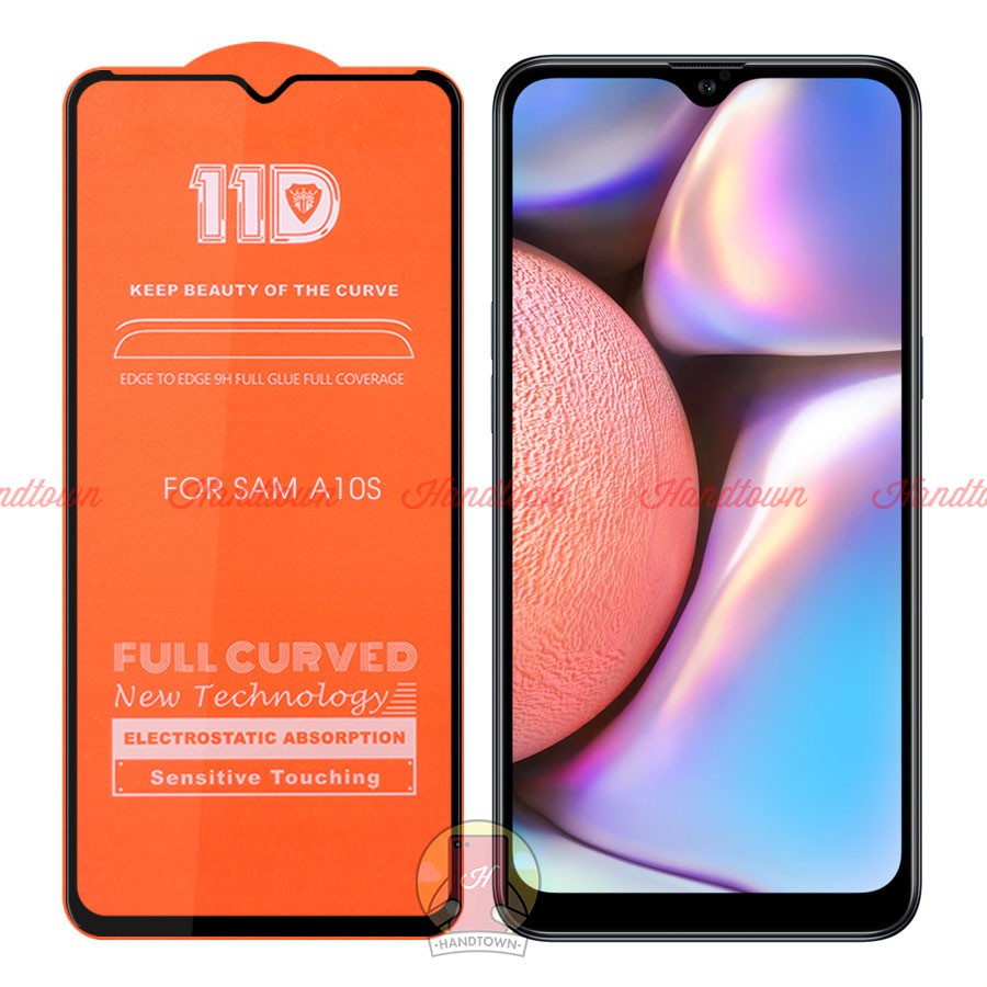 Kính Cường Lực 11D Samsung A10s Full Màn Đen MIETUBL