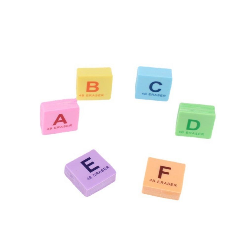 Gôm tẩy hình Chữ cái Pison dễ thương - TBC001 - hộp 6 viên