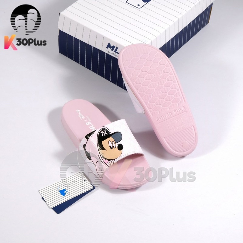 Dép MLB MicKey Quai Ngang logo Ny,LA