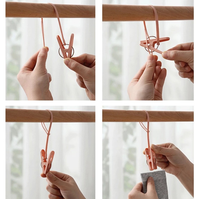Kẹp phơi quần áo mini đa năng tiện dụng cho gia đình