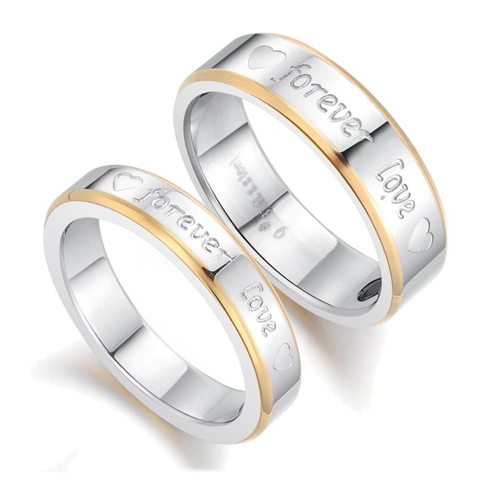 Nhẫn Cặp Forever Love N234, Nhẫn Cặp Tình Nhân, Nhân Đôi Cao Cấp, Quà Tặng Tình Nhân Sang Trọng