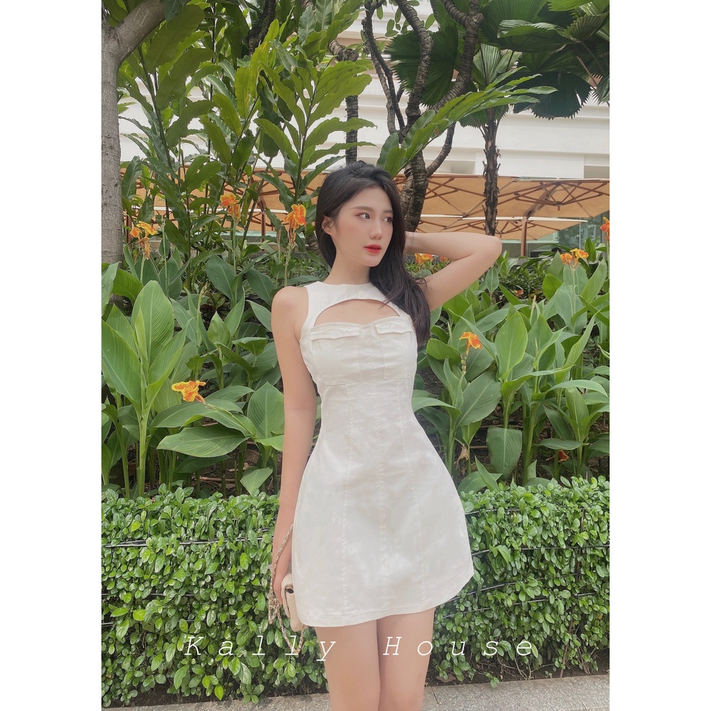 Đầm đi tiệc thiết kế khoét ngực sát nách from chuẩn