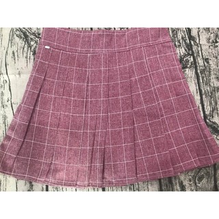 Chân váy Carô xếp ly đen