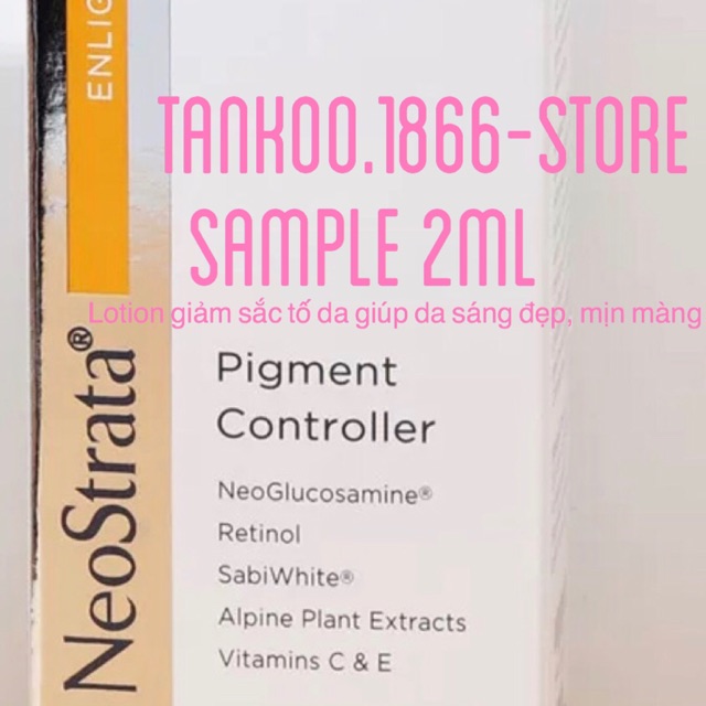 NEOSTRATA PIGMENT CONTROLLER, LOTION giúp Điều sắc tố da. 2ml | BigBuy360 - bigbuy360.vn