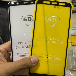 Kính cường lực Samsung A6,A6plus full keo kèm chống trầy sau