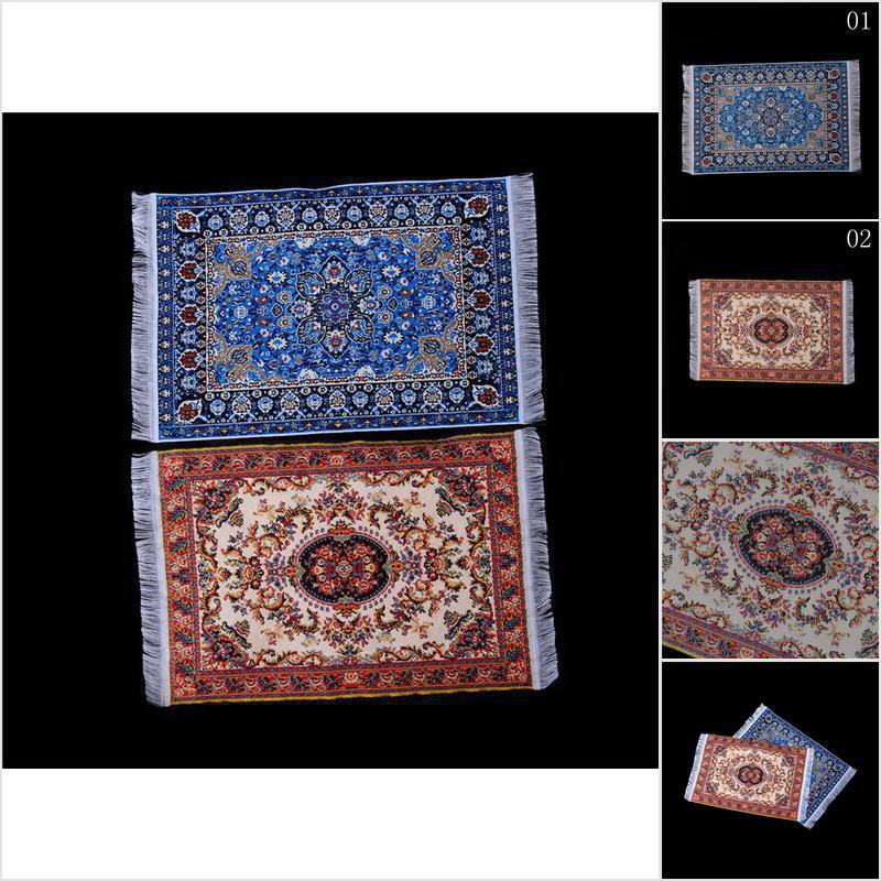 [HoMSI] 10*15cm Starry Night Flower Carpet 1/12 Dollhouse Miniature Toy Home Decor New SUU