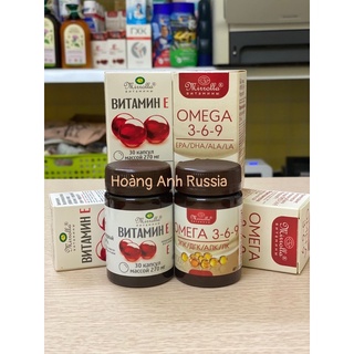 Bộ đôi omega 369 (hộp 100viên) + vitamin e (hộp 30viên)