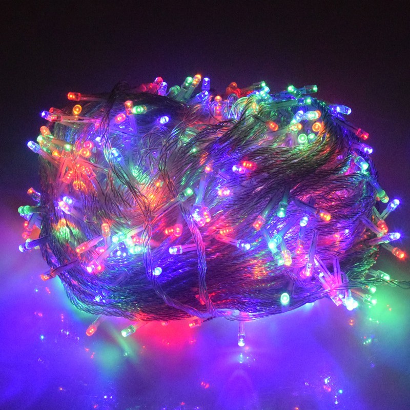 Dây Đèn Trang Trí Giáng Sinh, Trang Trí Tết 🔥𝑭𝑹𝑬𝑬𝑺𝑯𝑰𝑷🔥 Đèn Led Chớp Nháy Nhiều Màu