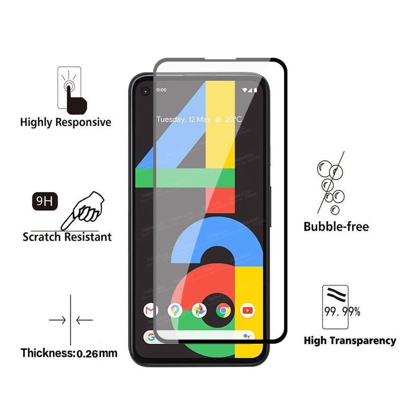 GOOGLE Miếng Dán Cường Lực Camera 2 Trong 1 Google Pixel 4a Pixel4A 5.81 "