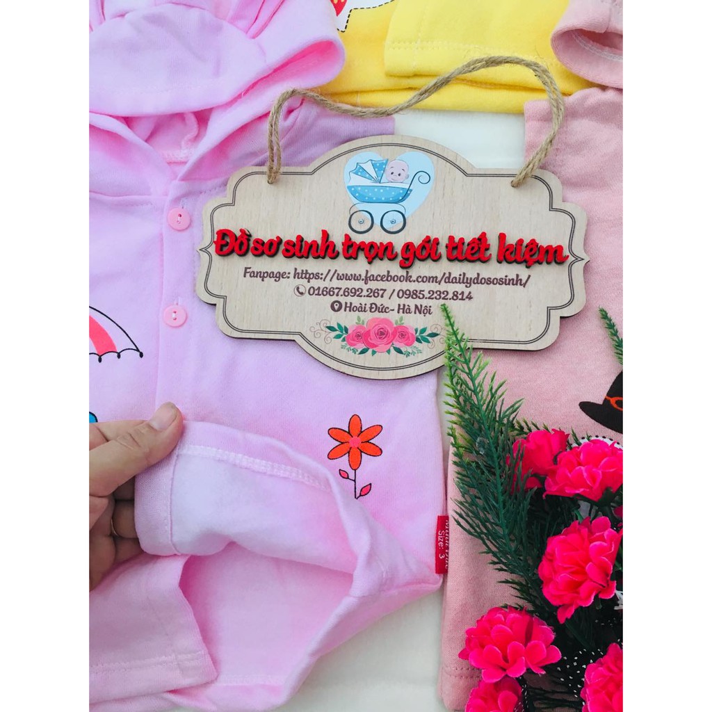 Gile nỉ có mũ tai cho bé trai gái