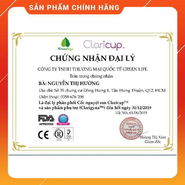 Claricup Côc Nguyệt San Nhập Khẩu Pháp [Tặng gel rửa+ hộp đựng+túi ]