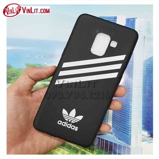 Ốp lưng Samsung A8 2018 Ốp lưng silicon dẻo Adidas màu đẹp A8818084A7