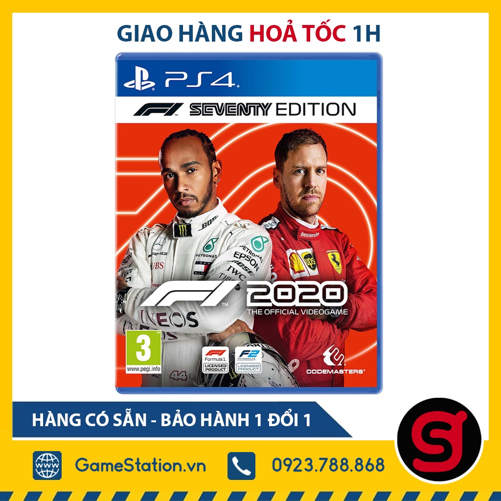 
                        Đĩa Game PS4: F1 2020 Seventy Edition Cho Máy PS4
                    