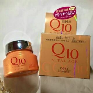 Kem Dưỡng Da Chống Lão Hoá Kose Q10 Vital Age 40g