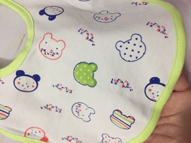 Yếm cotton buộc dây cao cấp cho bé