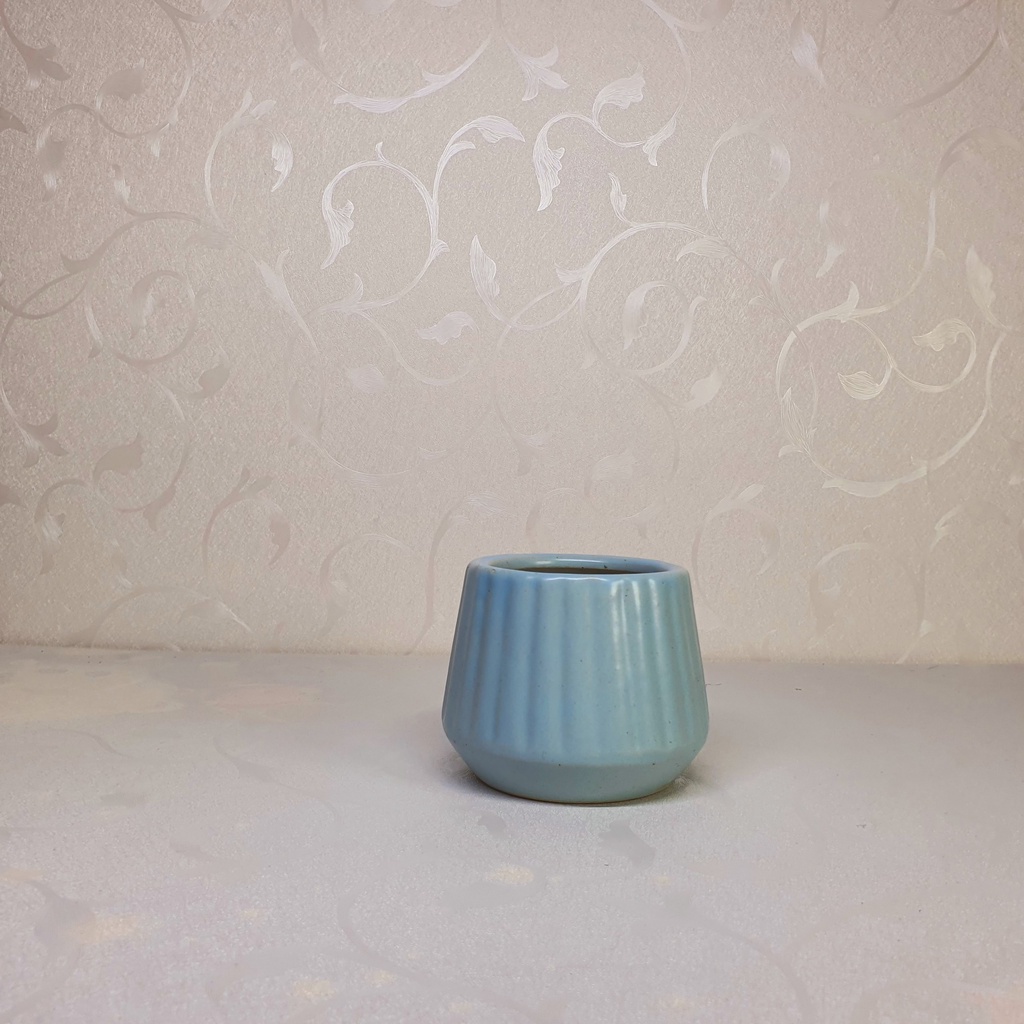 Chậu trồng cây cảnh , sen đá , xương rồng , hoa nhỏ - Kiểu dáng đa dạng -  - Cao 6 cm đến 8 cm