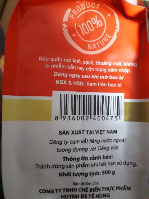 Trái cây sấy Tề Hùng 1kg (2 gói thập cẩm 500gr)