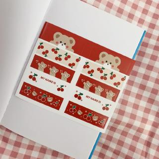 Miếng dán in họa tiết quả cherry cho trang trí