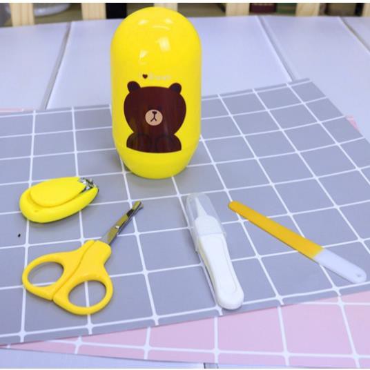 Siêu tiện ích Bộ Dụng Cụ Kềm &amp; Kéo Cắt Móng Tay Trẻ Em Nhiều Màu Hàng hot