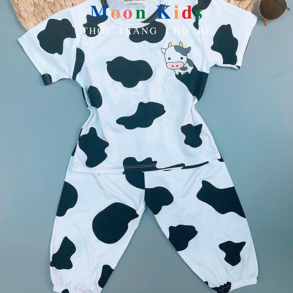 Quần áo trẻ em🍄100% COTTON🍄Bộ Áo Cộc Tay Quần Dài sọc nhỏ dành cho bé trai bé gái từ 6-19k vải đẹp lắm