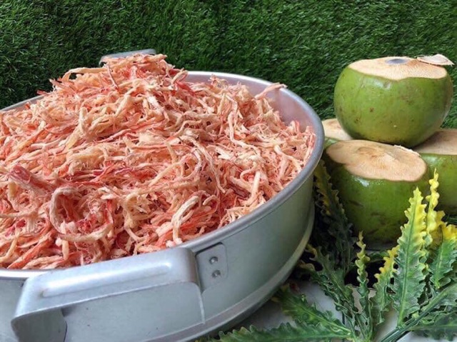 MỰC XÉ SỢI HẤP NƯỚC DỪA 67k/ hũ 250gr