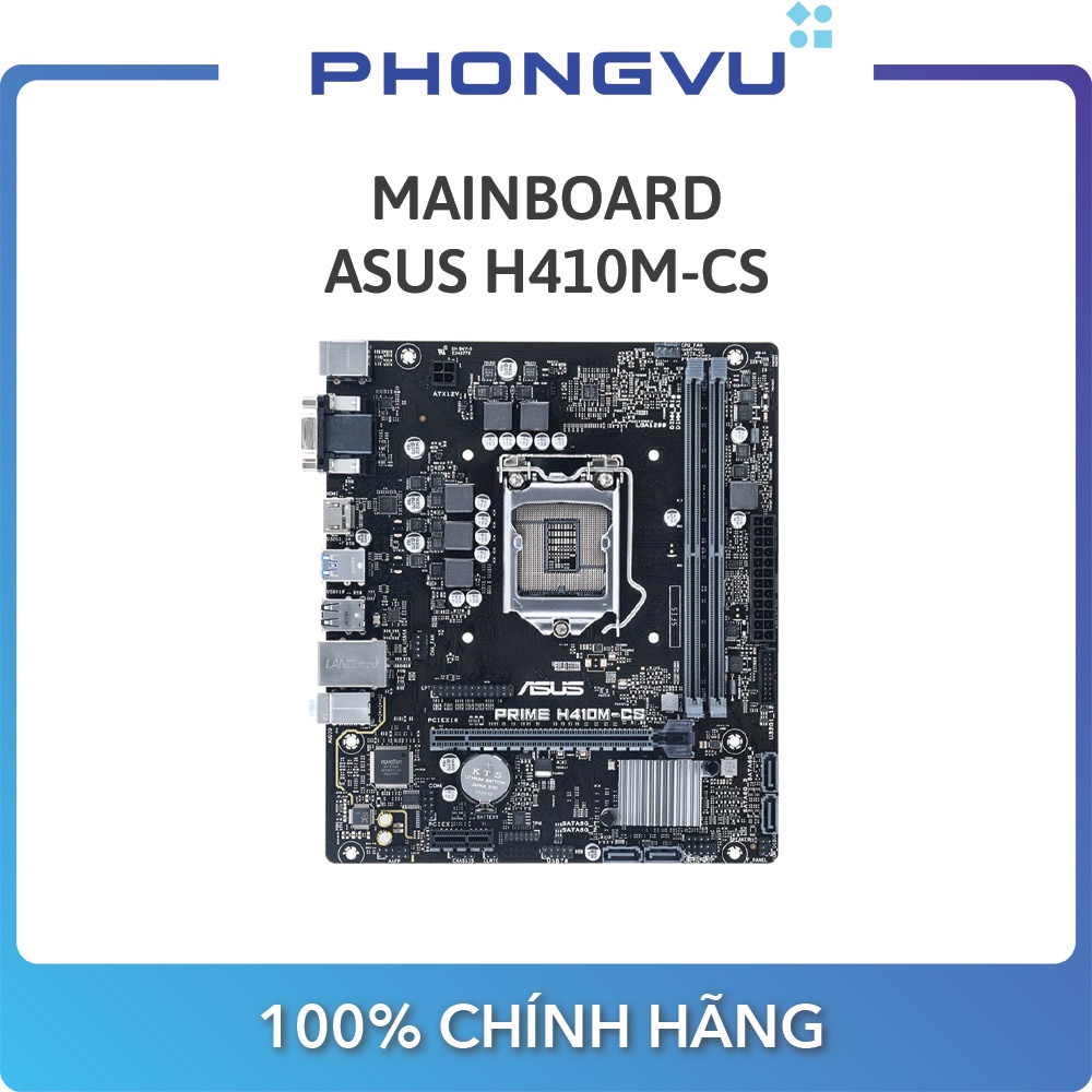 Mainboard Asus H410M-CS - Bảo hành 36 tháng