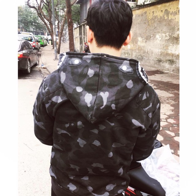 [Ảnh thật] Áo khoác Bape Shark Hoodie Jacket NBHD | BigBuy360 - bigbuy360.vn