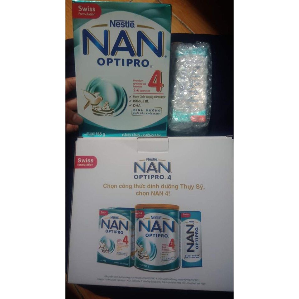 Bộ mẫu thử sữa Nan Optipro 4 (2 - 6 tuổi) by Nestlé