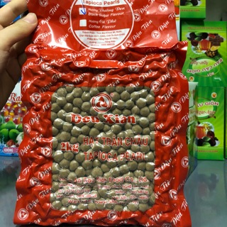 Trân châu tapioca Pearls hạt đen làm trà sữa