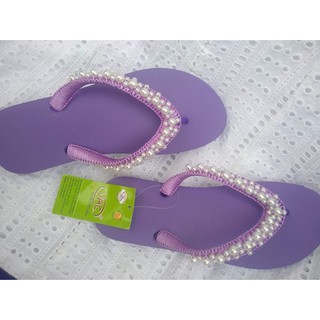 Dép handmade đính hột