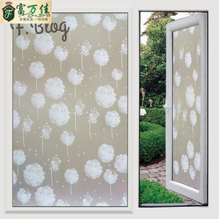 Miếng dán cửa kính nhà tắm trong suốt chống nhìn trộm tiện dụng