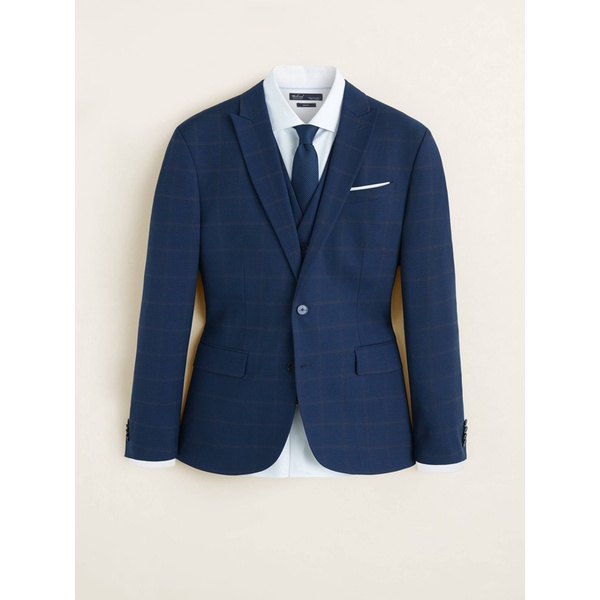 Áo Vest Blazers Nam Mango Slim fit checked blazer - SIZE XL - 54