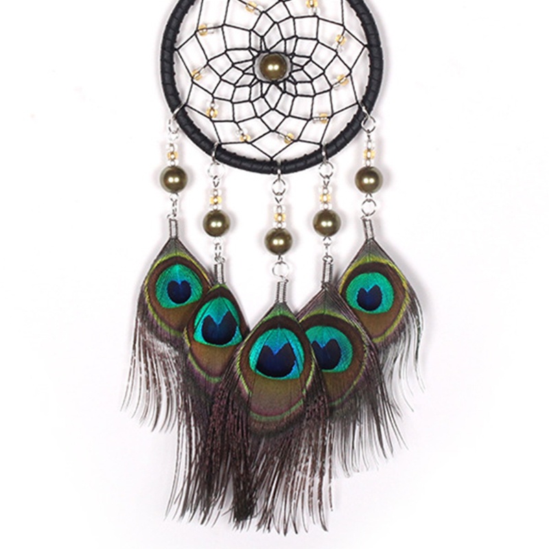 Qq * Dreamcatcher Lông Vũ Treo Tường Trang Trí Nhà Cửa / Xe Hơi Phong Cách Boho