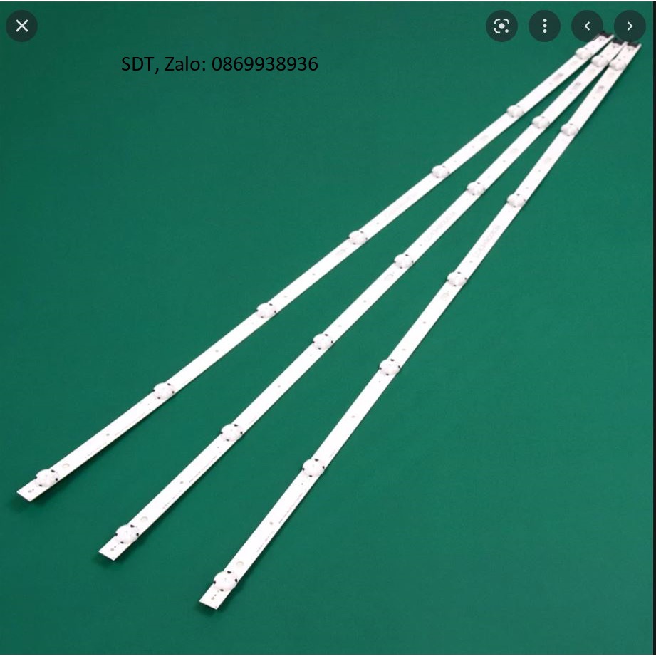 Bộ LED TIVI LG 43UJ632T HÀNG MỚI 100%, BỘ 3 THANH