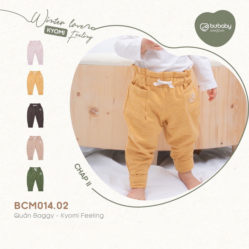 [CHÍNH HÃNG] Quần baggy trơn trẻ em Kyomi Feeling BCM014.02 Bu