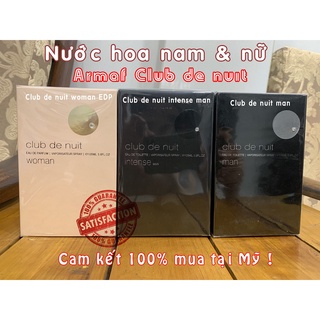 Nước hoa nam & nữ Club De Nuit Man - Club de nuit intense Man - Club de nuit woman EDP 105ml hàng US về nguyên seal.