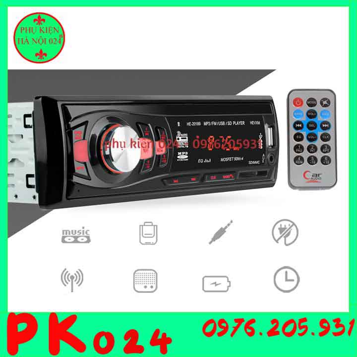 Máy Nghe Nhạc Kết Hợp Đài Phát Thanh Radio Xe Hơi Mp3 20189