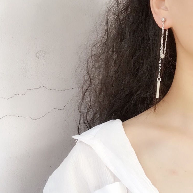 Hoa Tai Dáng Dài Thiết Kế Cá Tính Phong Cách Punk