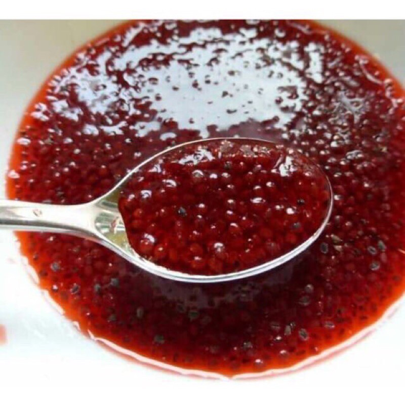 2 CHAI SIRO DÂU HẠT É 100ml, chỉ có tại Xưởng Chè ngon và đồ ăn vặt