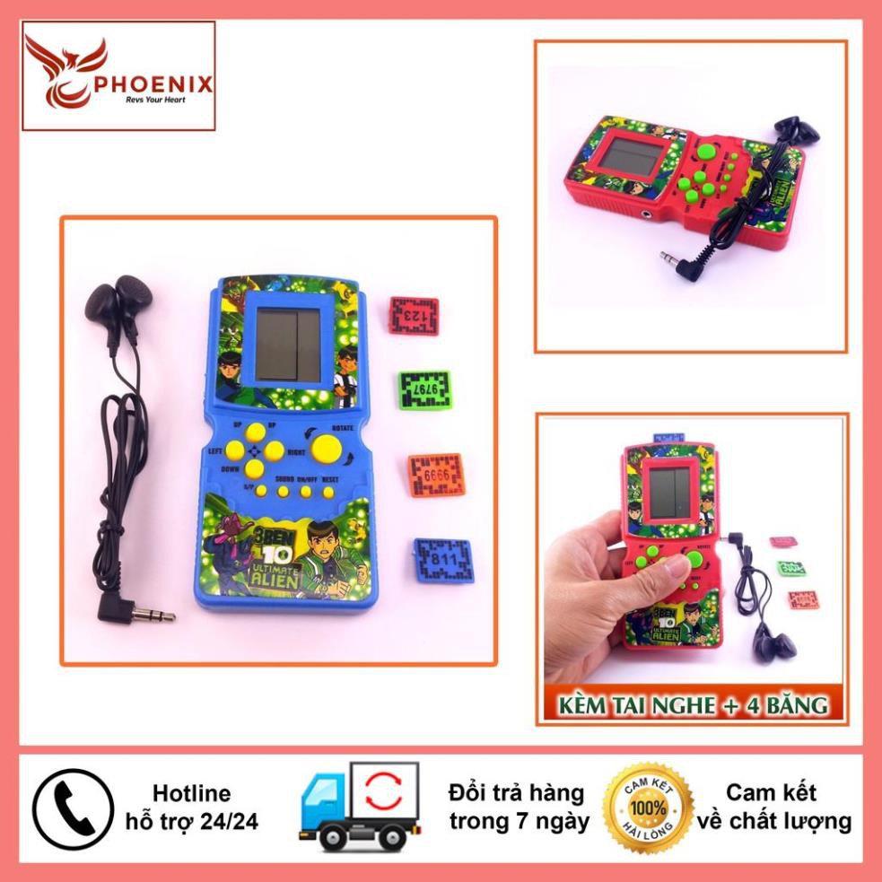 Máy chơi game cầm tay Brick Game tuổi thơ kèm tai nghe