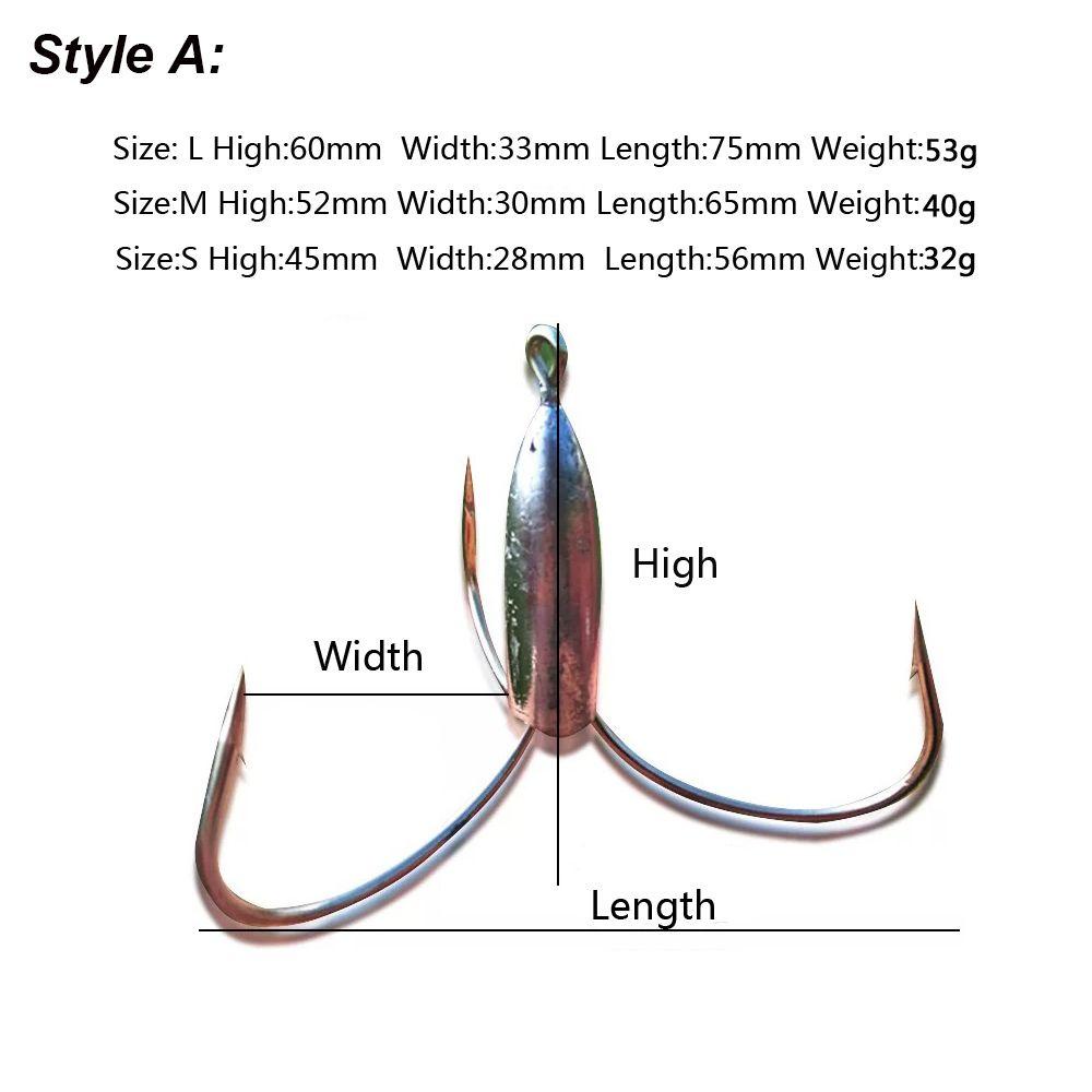 MUVAKO Chì Câu Cá Bằng Thép Carbon Chuyên Dụng