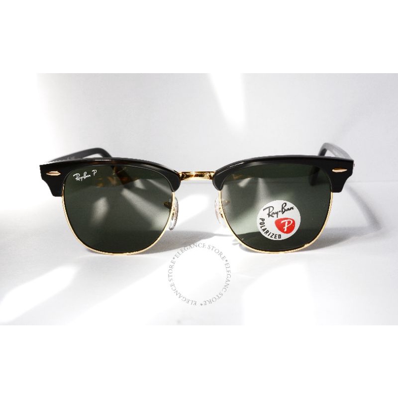 Kính mát RayBan CHÍNH HÃNG Clubmaster  RB3016 901/58 Unisex Polarized