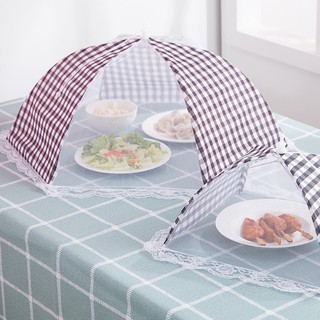 Lồng bàn vải lưới gấp gọn bảo quản thực phẩm shop88