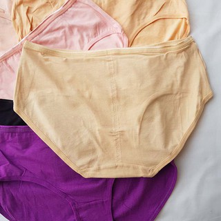 Quần lót cotton trơn giá rẻ combo 5 cái đủ màu 2233035