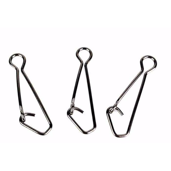 Set 50 móc câu cá bằng thép không gỉ 0# - 6# 12mm - 34mm 11-57kg