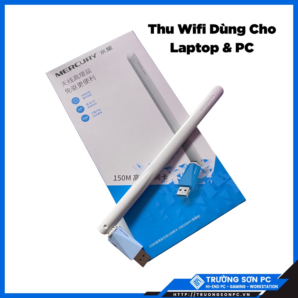 USB Thu Wifi MERCURY MW150UH | Cắm Vào Máy Tự Nhận Driver Không Phải Tải Về